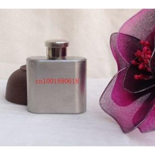 Free Shipping New Arrival 1oz 28ML Stainless steel mini hip flask Flasks Empty Bottle 50pcs/lot