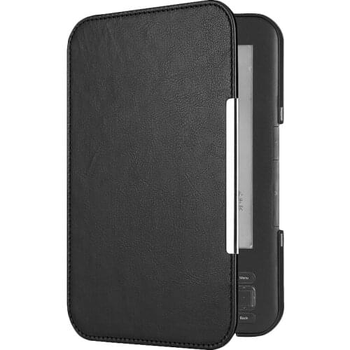 PU Leather Flip Folio netic E-Book Cover for Amazon Kindle 3 3Rd Reader Keyboard Sn EReader Protective Case Black