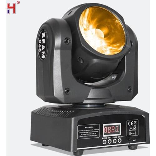 Disco Light 60W DMX512 4in1 Led Mini Beam Moving Head Spot Light Disco Lights for Home Dj Stage Disco Party Lights Lighting Lyre