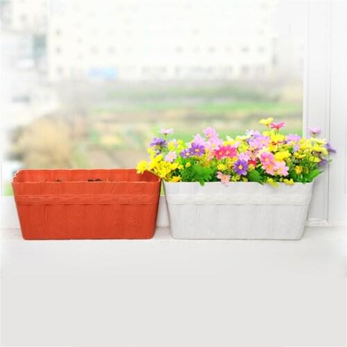 European Style Plant Pots Rectangular Succulent Plant Pot Indoor Plant Pot Succulent Planter Vegetable Growing Container