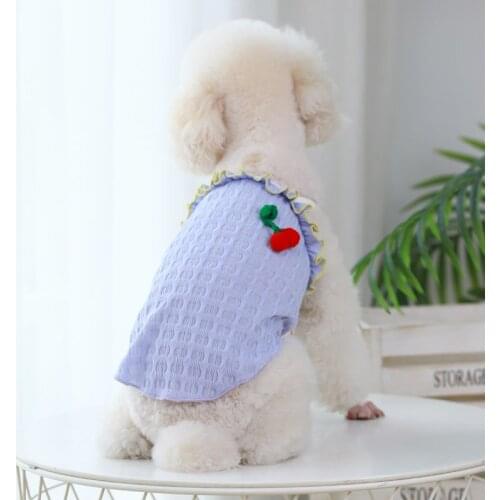 HOOPET Summer Pet Vest Small Dog Clothes Cute Cat Apparel Cat T-shirts Pet Supplies Dog Skirts