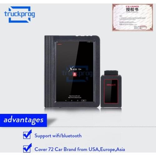 Launch X431 V+ Wifi/Bluetooth Universal Auto Car Diagnostic Scanner with Launch X431 V + 10.1inch Tablet