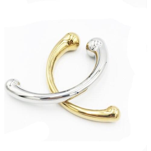 G Spot Wand Massage Stick Pure Metal 316 Stainless Steel Penis P-Spot Stimulator Anal Plug Dildo Sex Toys For Women Men