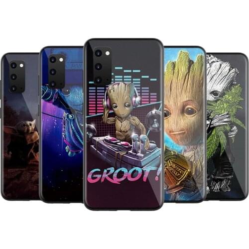 Marvel Cute Groot For Samsung S20 FE A91 A81 A72 A71 A52 A51 A42 A41 A32 A31 A21S A21 A12 A11 A02 Plus Phone Case