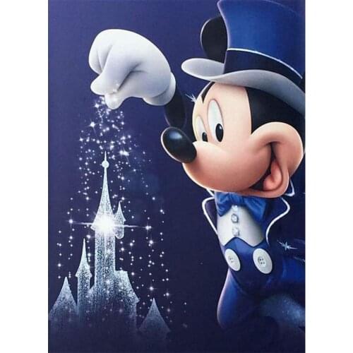 5D DIY Diamond Painting Disney Mickey Mouse Cross Stitch Kit Embroidery Mosaic Art Picture of Rhinestones Home Decor Gift