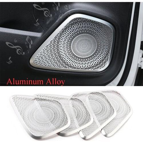 Aluminum Alloy Door Speaker Trim ForMercedes Benz A B GLB Class W177 W247 X247 2019-2020