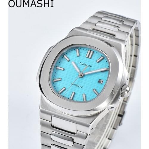 OUMASHI Mens Stainless Steel Watch