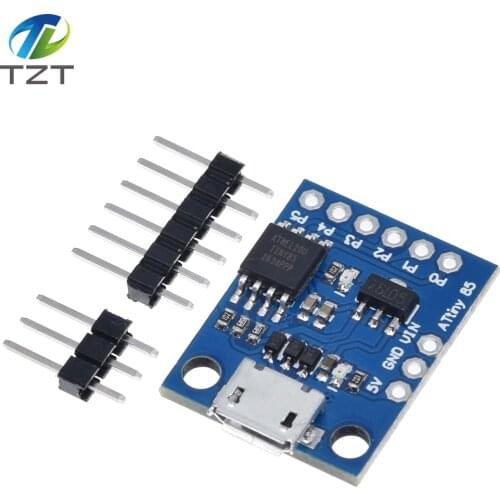 ATtiny ATtiny85 Digispark Kickstarter Micro USB Development Board Module For Arduino IIC I2C TWI SPI Low Power Microcontroller