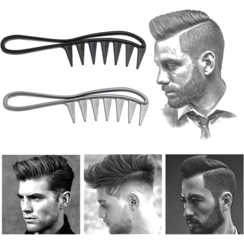 Wide Tooth Plastic Comb Detangler Curly Hair Salon Hairdressing Comb Massage for Hair Styling Tool Home Use