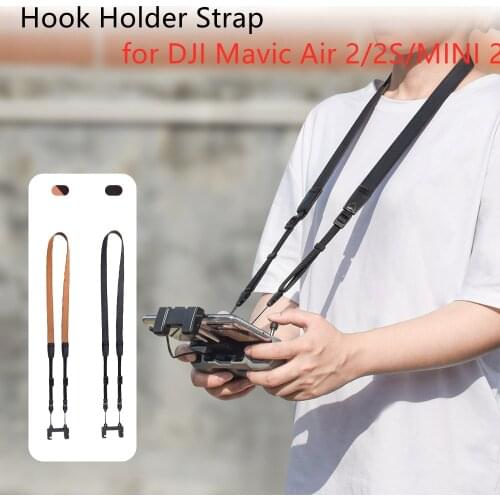 Hook Holder Strap with Fixed Clip for DJI Mavic Air 2/2S/MINI 2 Drone Neck Lanyard Safety Strap Belt Sling Mount RC Accessories