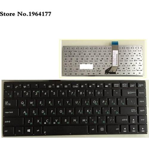 RU Black New Laptop Keyboard FOR ASUS S451 s451Lb S451L S451E X402C S400CB S400C X402 S400 F402C S400 S400CA x402CA Russian