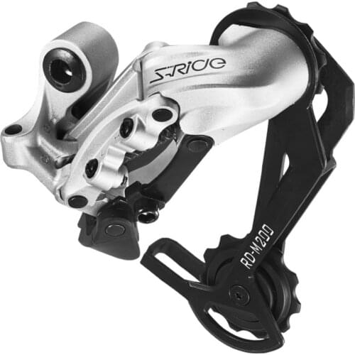 S-Ride Bicycle Rear Cage RD-R200 (Long Cage) 6/7/8 Speed Rear Derailleur MTB Bike Derailleur Compatible for Shimano Rear