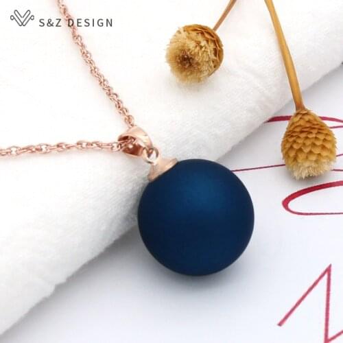 Женские ожерелья из жемчуга S&Z DESIGN China At AliExpress