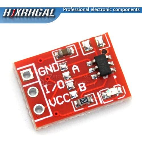 10PCS TTP223 Touch button Module Capacitor type Single Channel Self Locking Touch switch sensor