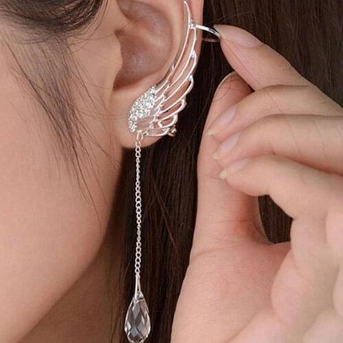 European and American Fashion Diamond Earrings Simplicity Fashion Goddess Gift Angel Earrings Accessories in Stock