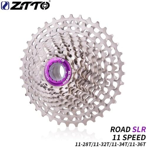 ZTTO Road Bike 11 Speed Cassette 11-28T 11-36T 11-34T Ultralight K7 11V SLR2 11s 11-32T CNC Gravel Bicycle Freewheel