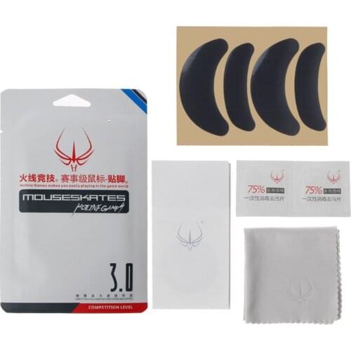 2 Sets/Pack Original Hotline Games Competition Level Mouse Feet Mouse Skates Gildes For Zowie AM / ZA11 / ZA12 / FK1 / FK2 / FK