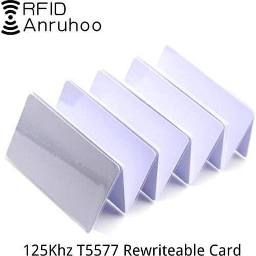 50pcs 125khz Rewritable Key Rfid Em4305 T5577 Card Cloneable Tag Access Control Badge Copier Id Card Proximity Token Keyfobs