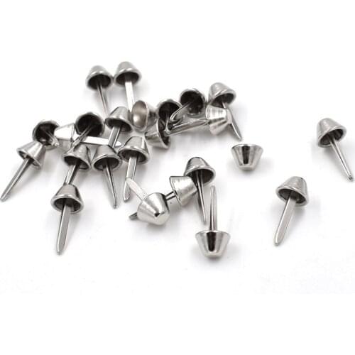 50 pieces/lot )Bags spikes Bubble nails Bag rivets Round package nail Spikes Brads Metal spikes Plating Process