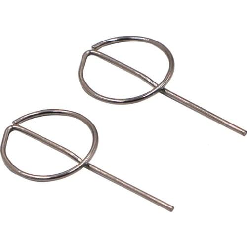 50pcs Poding OEM Stainless Steel Sim Card Pin For Picking SIM Mobile Phone Sim Card Ejector Pin Factory Outlets Card Needle