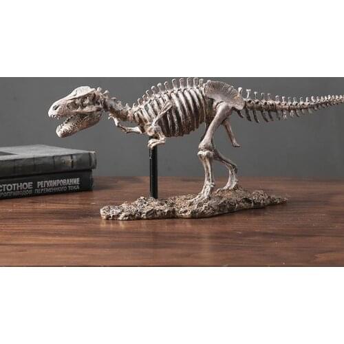 Home decoration accessories figurines for interior Creative Craftwork desk Room resin statue Skull dragon sculpture modern art