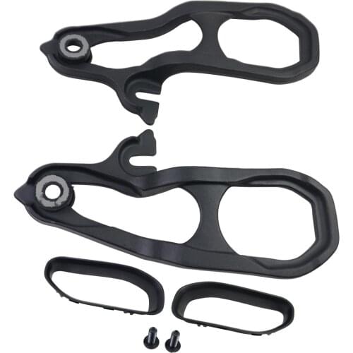AP01 BLACK Tow Hooks with Hardware Front Left & Right for Ram 1500 3.6L 5.7L 2019-20 68272944AB 68272945AB 68265144AA 82215268