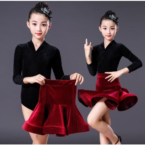 Childrens Day Latin Dance Dress Kids Tassel Dresses For Girls Cha Cha Rumba Samba Jive Vestidos Dance Costume Ballrom Dancing