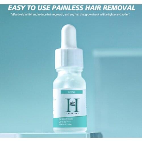 Firstsun New product Hair Suppression Serum Facial Bikini Legs and Armpit Hair Growth Smooth Skin Repair Serum