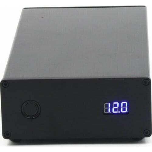 Finished 120W (120VA) HiFi DC Low Noise Regulated Linear Power Supply DC12V 4A With Display LPS Audiophile DAC Decoder