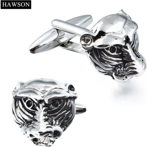 HAWSON Jewelry Shirt Cufflinks Anime Cuff Links for Mens French Suit Dress Cuff Button with Box