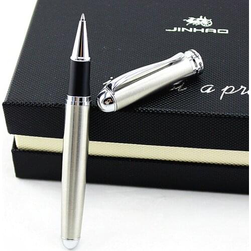 Jinhao 0.7mm Luxury Metal Iridium Roller Ball Pen High Quality Ballpoint Pens Office Supplies Student Writing Gift