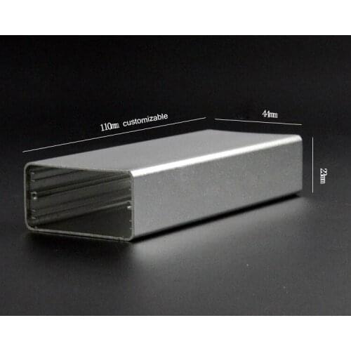 Aluminum alloy Enclosure PCB Instrument shell electronics enclosure Project box DIY 44X23X110mm NEW