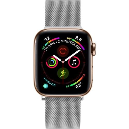 38MM 40MM 42MM 44MM Stainless Steel Milanese Watch Band Strap Fit For Apple Watch