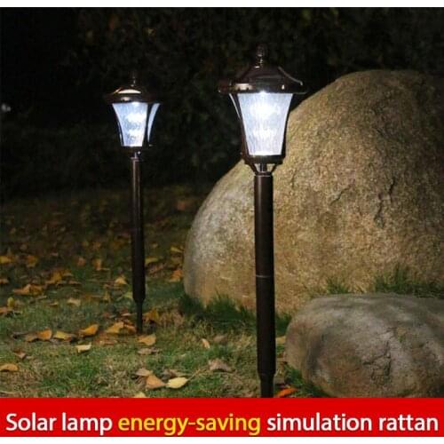 Solar Garden Light Waterproof Household Lawn Light Outdoor Lighting LED Outdoor Hexagonal Light Plug-in Light