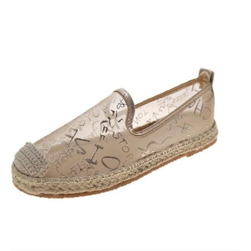 Summer Mesh Shoes Womens Flats Fisherman Shoes 2021 Hot Sale Breathable Sneakers Women Slip On Casual Loafers Comfortable Shoes