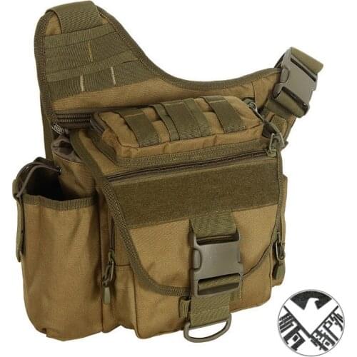 Outdoor Waterproof Nylon Multi-functional Tactical Messenger Bag High quality inside Coating A4804