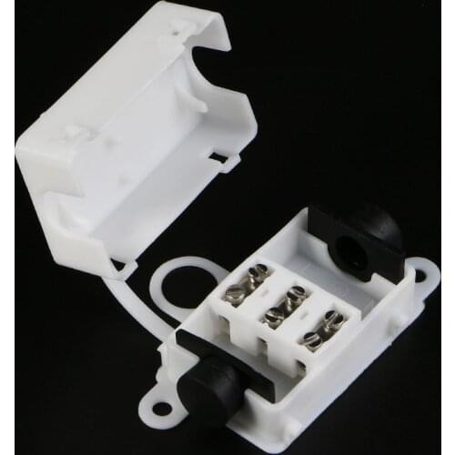 9A 250V AC 3 Pin IP44 Waterproof Electrical Cable Wire Connector Junction Box