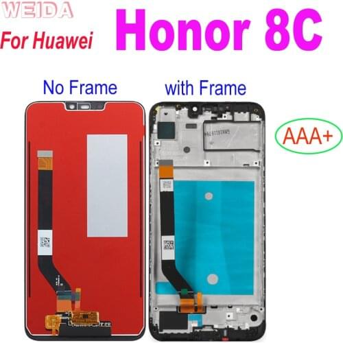 6.26" For Huawei Honor 8C LCD Display Touch Screen Digitizer Assembly for Honor 8c LCD BBK-LX2 LX1 L21 LCD Replacement Parts