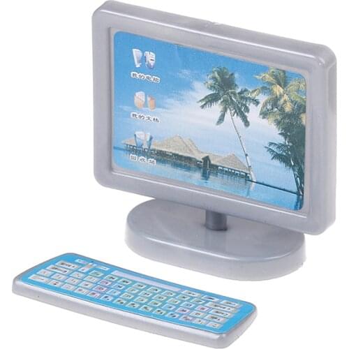 1/12 Scale Modern Telephone Fax Machine Computer Furniture For Doll Children Toy Furniture for Dolls Dollhouse Miniature