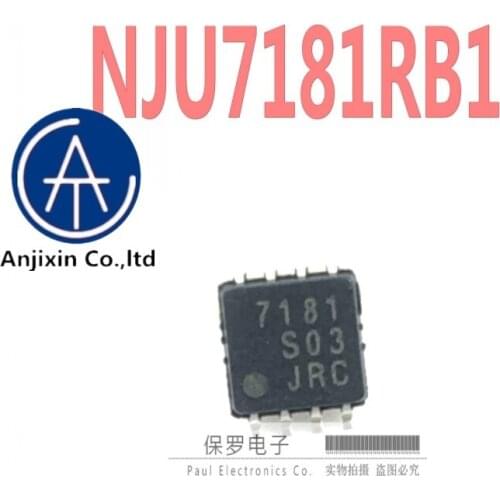 10pcs 100% orginal new real stock Audio signal processor NJU7181RB1 silk screen 7181 TVSOP-8