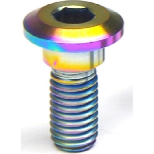 10pcs Motorcycle modified disc brake disc screw disc brake disc brake disc/plate titanium screw M8x 20 M8x22 M8x33