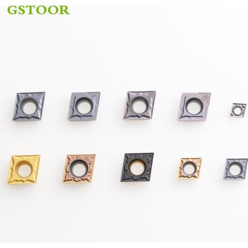 10PCS CCMT060204 CCMT060208 CCMT09T304 CCMT09T308 CCMT120404 CCMT120408 HMP GMH20 CNC Turning Tools CNC Lathe Carbide Inserts