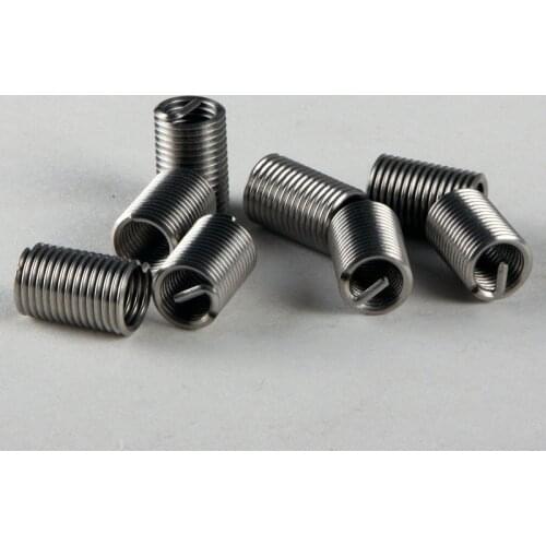 5PCS 304 Stainless Steel Wire Threaded Sleeve Nut Self-locking Nut Thread Jacket Lo Sets Of M5*1.5D*7.1k