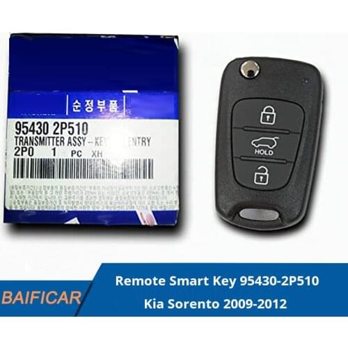 Baificar Brand New Genuine Remote Control Folding Key Keyless SET 95430-2P510 For Kia Sorento 2009-2012