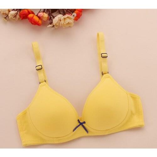 The new pastoral girls super comfortable bra thin section no rims developmental students underwear 8867 # free shipping