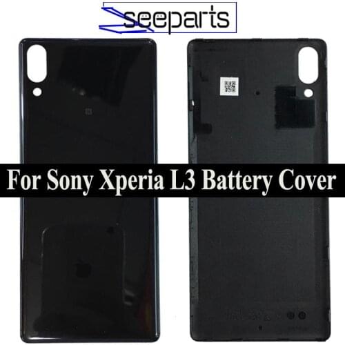 For Sony Xperia L3 Back Battery Case Door Rear Housing Cover L3312 I4312 I4332 I3322 For 5.7" SONY L3 Battery Cover