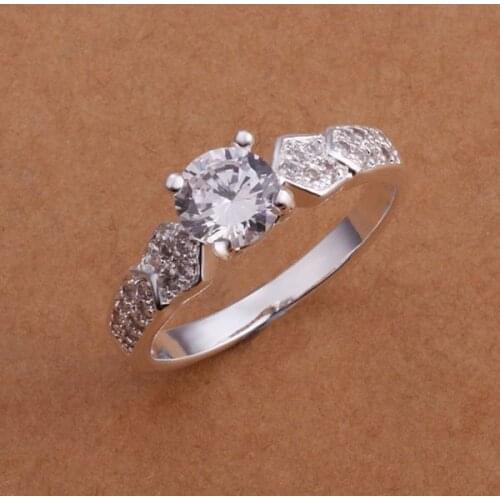 KN-R174 Hot Sale Free Shipping Silver Color Fine Jewelry Gifts Wholesale Silver Charms Fashion Jewellery Ring/bhjajyqa