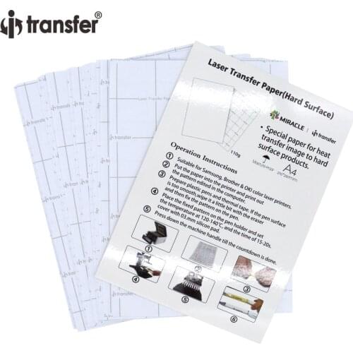 I-transfer Multi Usage Laser Transfer Paper A4 for BallPens Plastics,PU,Wooden/Bamboo Products etc. (100 Sheets)