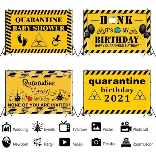Isolated Birthday Party Series Yellow Background Boy Room Table Decoration Photography Studio Photo 3D Digital Backdrop Cloth