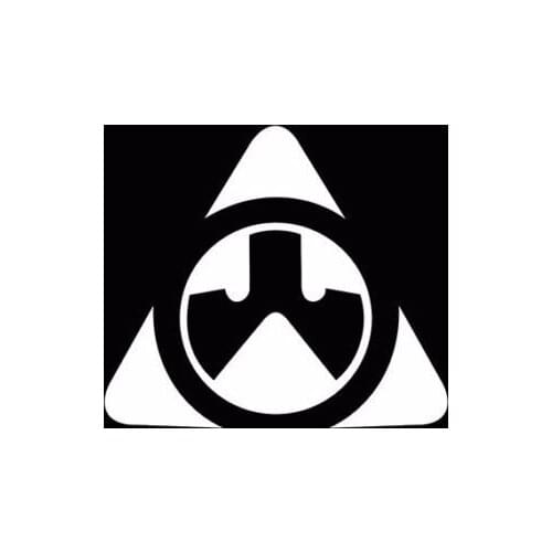 Triangle Rifle Gun AR15 Pistol Decal Vinyl Sticker Window 13x11.5cm